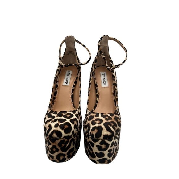 Steve Madden Skyrise Leopard Print Platform High Heels Size 7.5 NEW - Picture 2 of 7